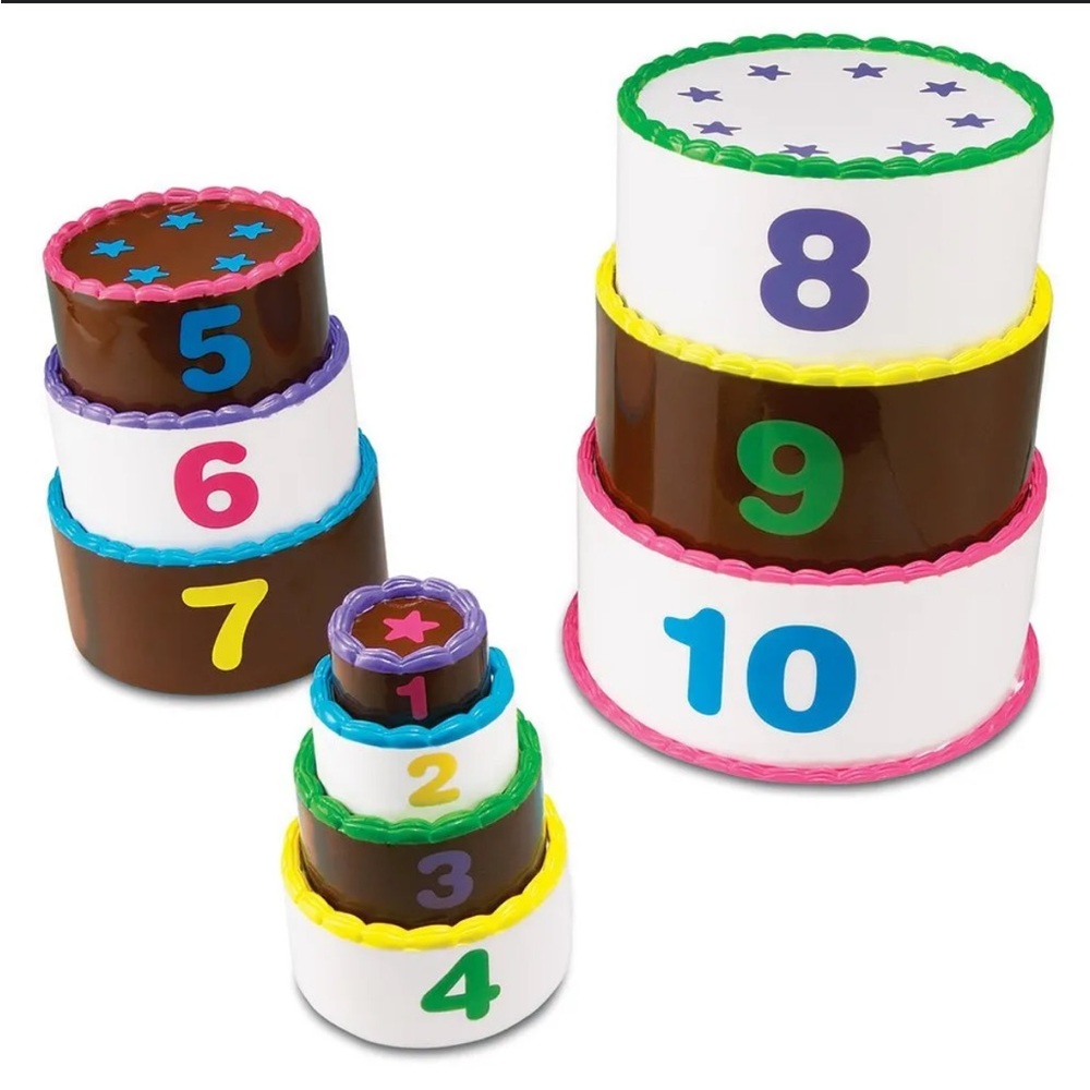 Learning Resources Stack & Count Layer Cake - Colorful Educational Toy - Picture 4 of 6